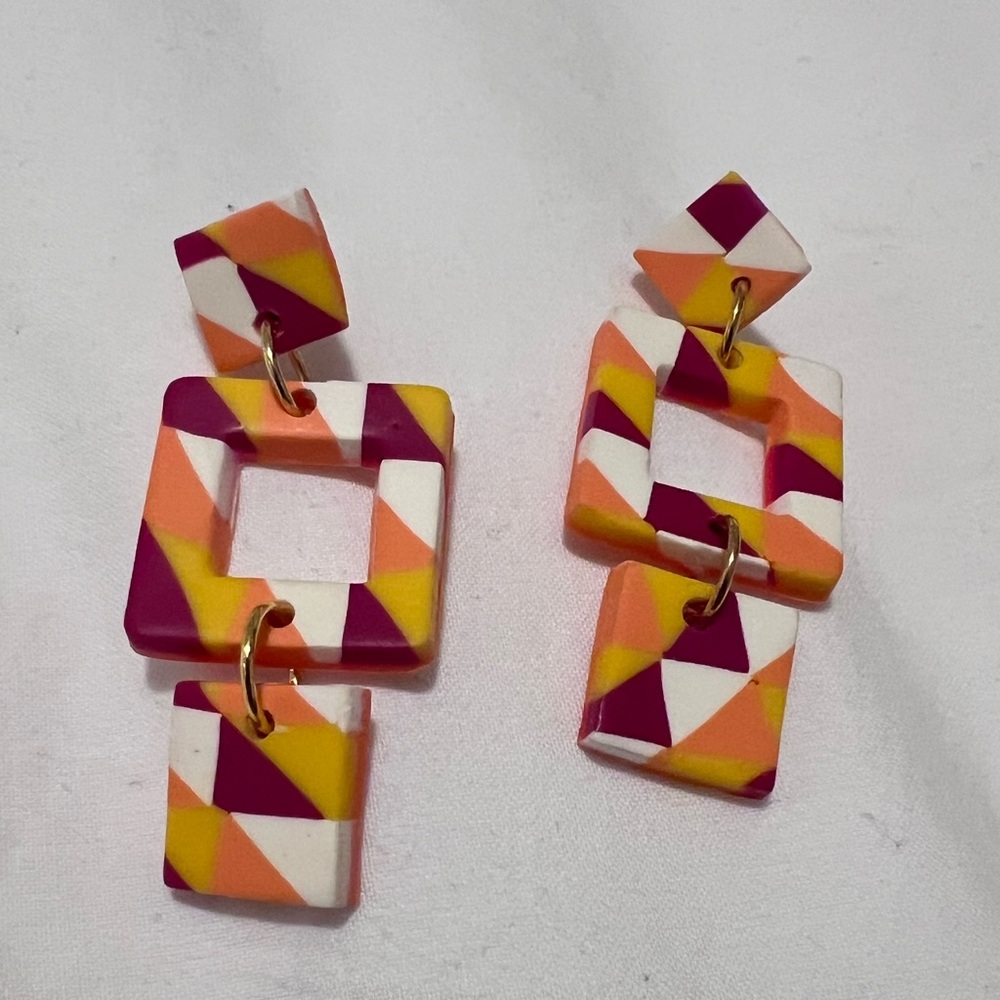Funky earrings